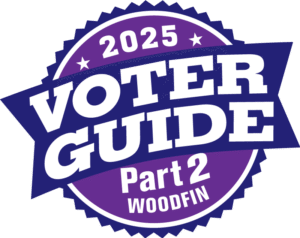 Mountain Xpress Asheville 2025 Voter Guide to Woodfin Town Council election logo