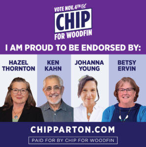 Endorsed by Hazel Thornton, Ken Kahn, Johanna Young, and Betsy Ervin of Woodfin Town Council